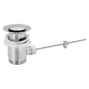 Exzentergarnitur Kunstst., ES poliert, verchromt, 1 1/4"