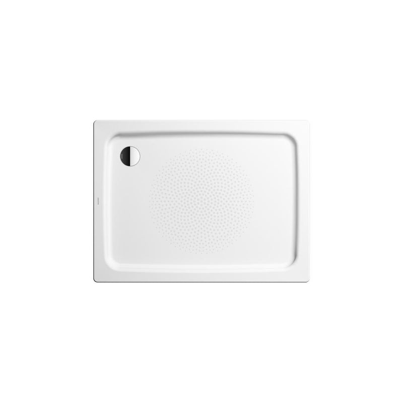 Kaldewei 432135000001 Duschwanne DUSCHPLAN 421-2  100x120x6,5cm, mit Träger, Antislip, weiß 