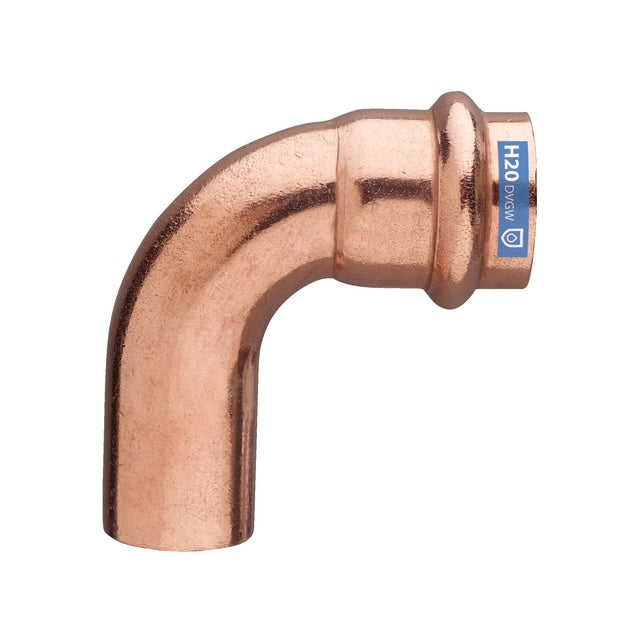 Kupfer Bogen 90° 