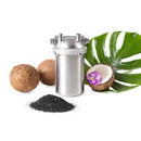 Trinkwasserfilter Untertisch Komplett-Set aus Edelstahl