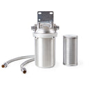 Trinkwasserfilter Untertisch Komplett-Set aus Edelstahl