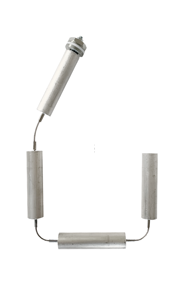 Silikonhülle Geschirrspüler Magnesium Opferanode 33x550 Mm – 1 1/4" DN32, Mit PTFE-Dichtung, Für Boiler, Afriso 69825 Magnesium Anode 33x550mm