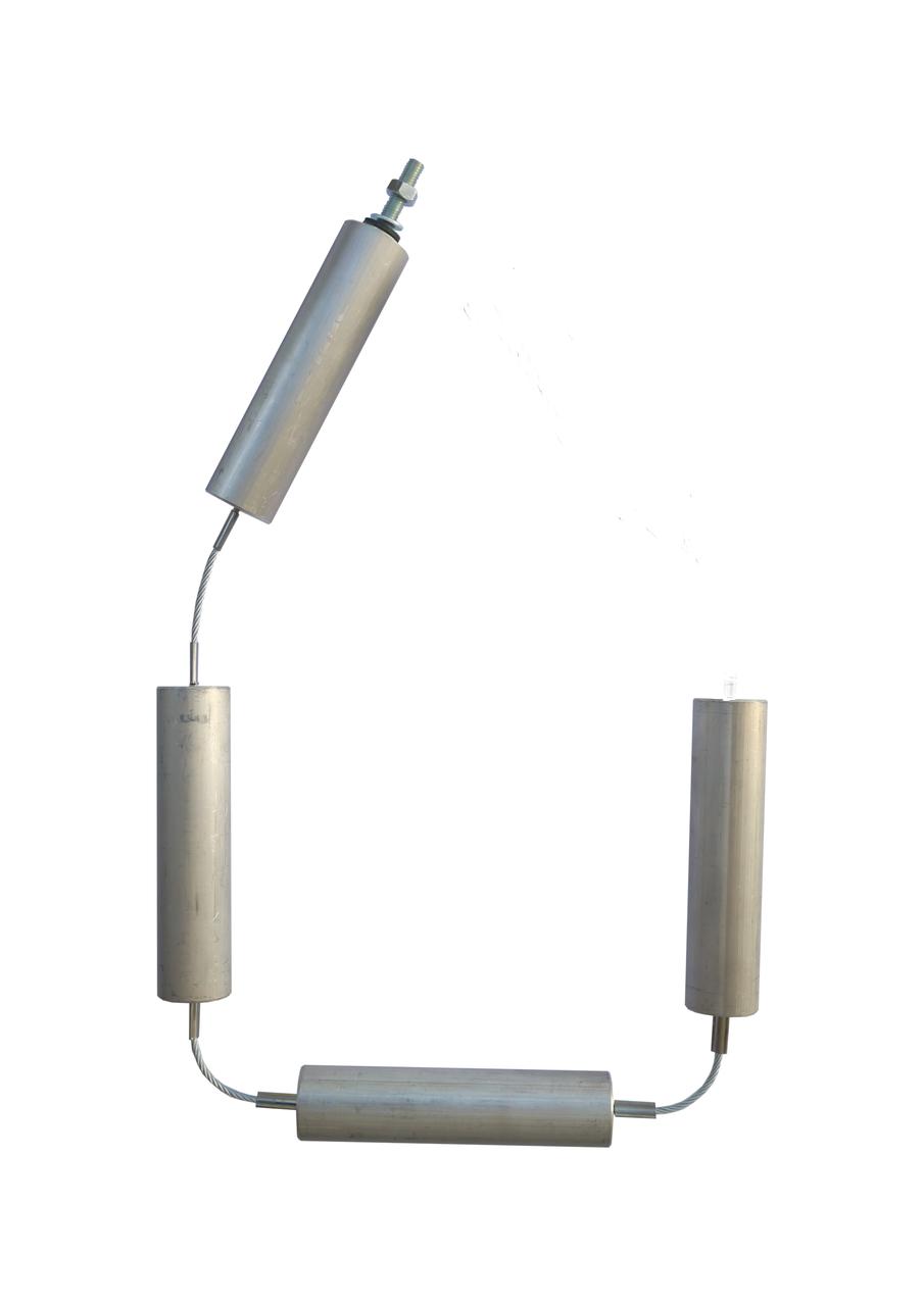 Chain anode M8 Ø 33mm x 800mm
